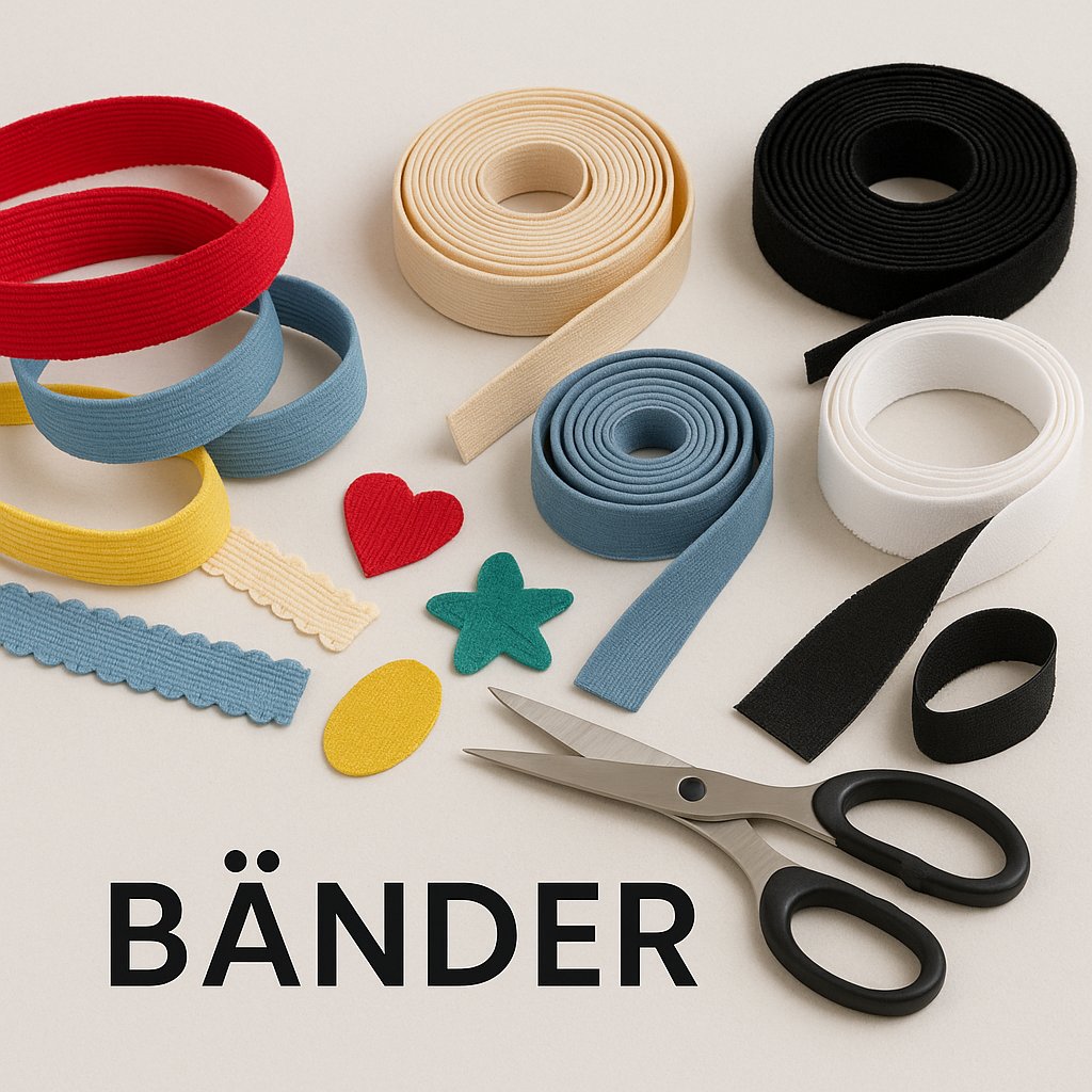 Bänder/Gummiband/Trägerband/Schrägband