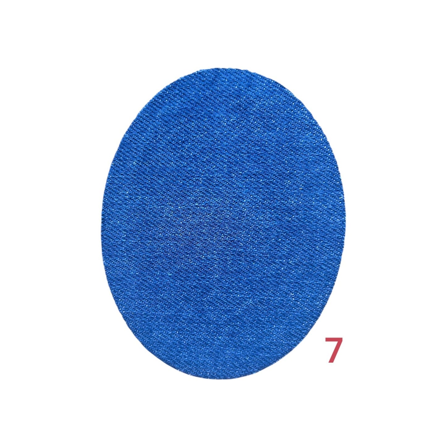 2er 5er 10er Set Jeansflicken zum Aufbügeln/Oval Bügelflicken/Reparaturflicken