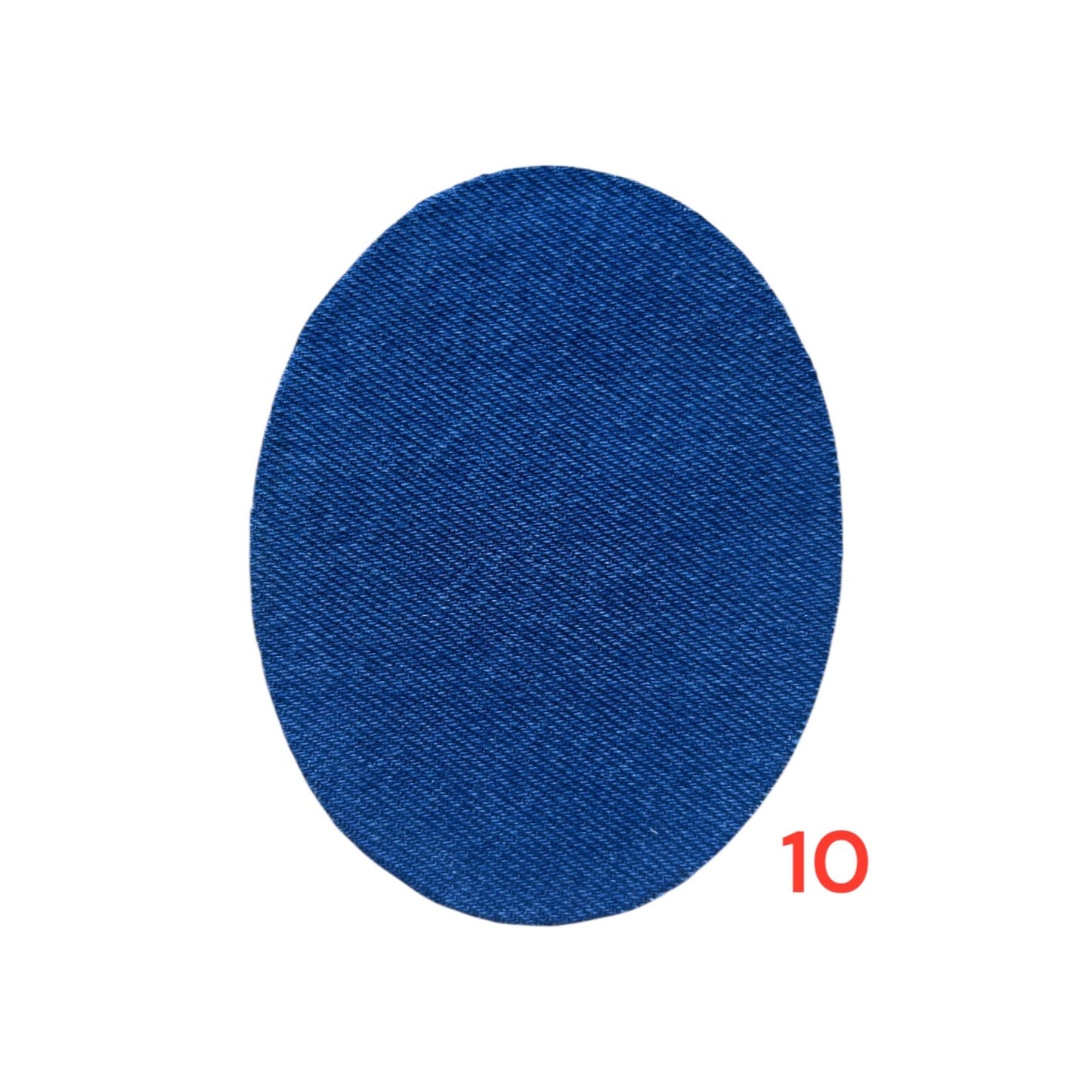 2er 5er 10er Set Jeansflicken zum Aufbügeln/Oval Bügelflicken/Reparaturflicken
