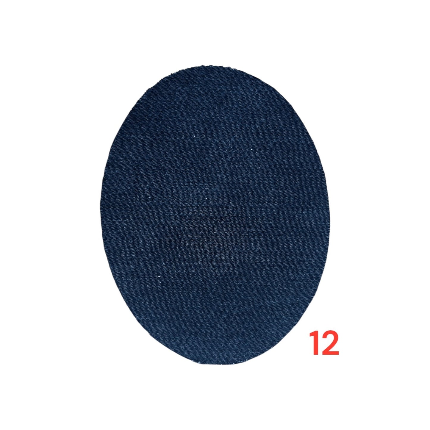 2er 5er 10er Set Jeansflicken zum Aufbügeln/Oval Bügelflicken/Reparaturflicken