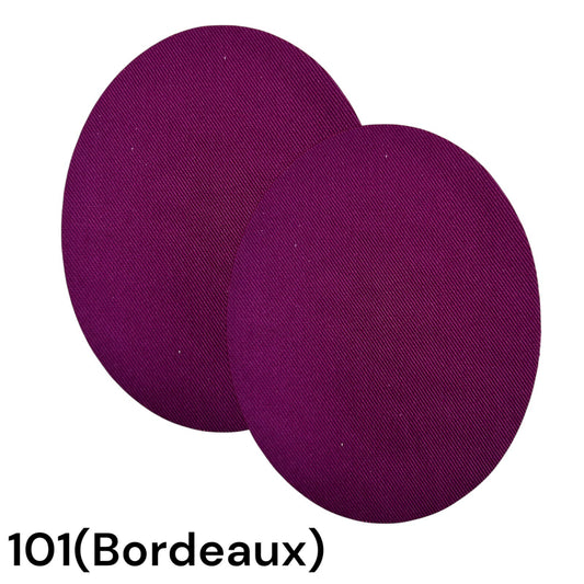 2er 5er 10er Set Bügelflicken /viele Farben/ oval/zum Aufbügeln/Reparaturflicken