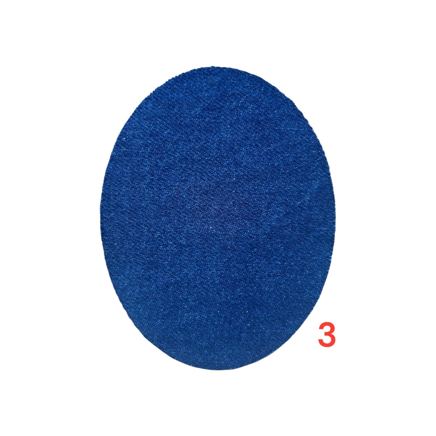 2er 5er 10er Set Jeansflicken zum Aufbügeln/Oval Bügelflicken/Reparaturflicken