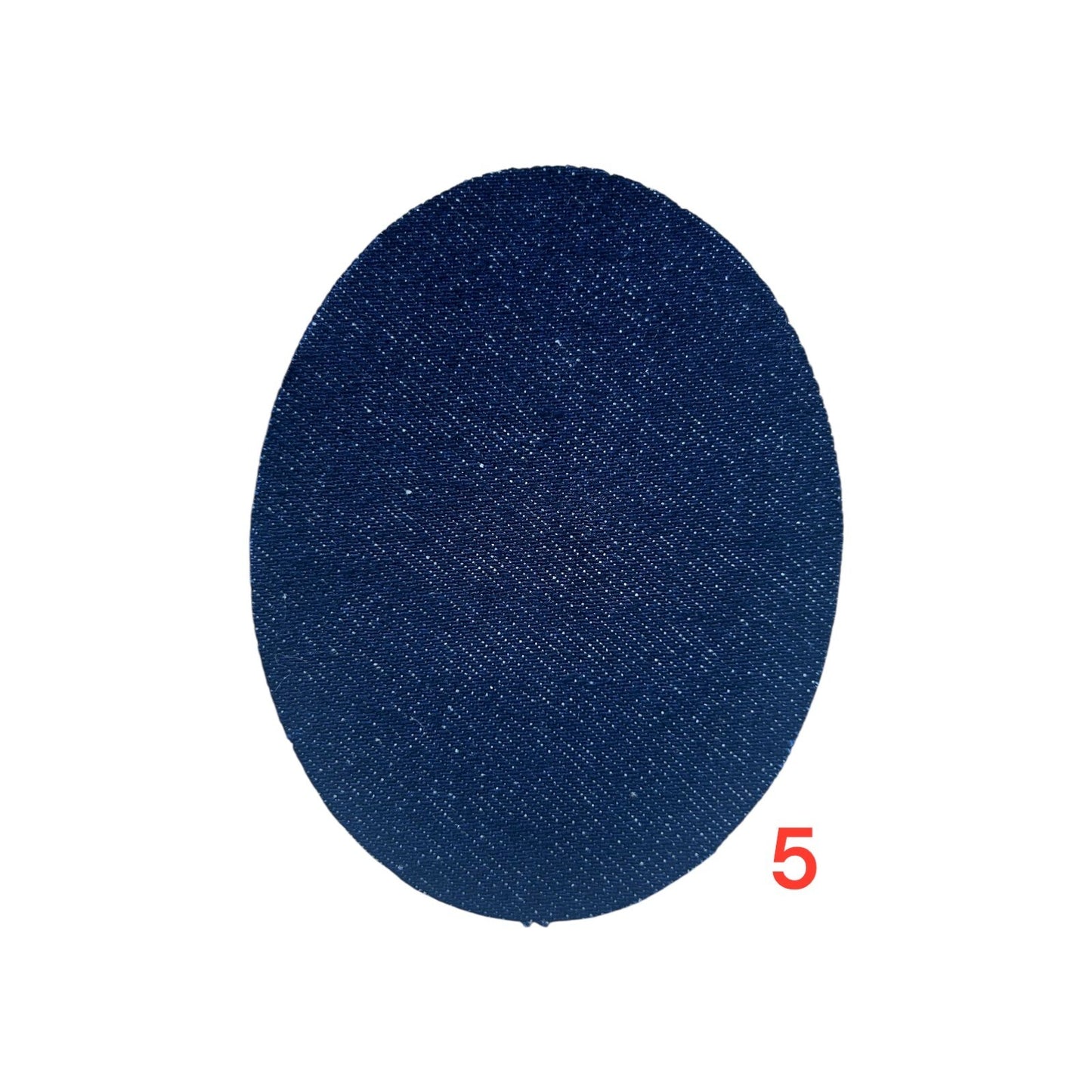 2er 5er 10er Set Jeansflicken zum Aufbügeln/Oval Bügelflicken/Reparaturflicken