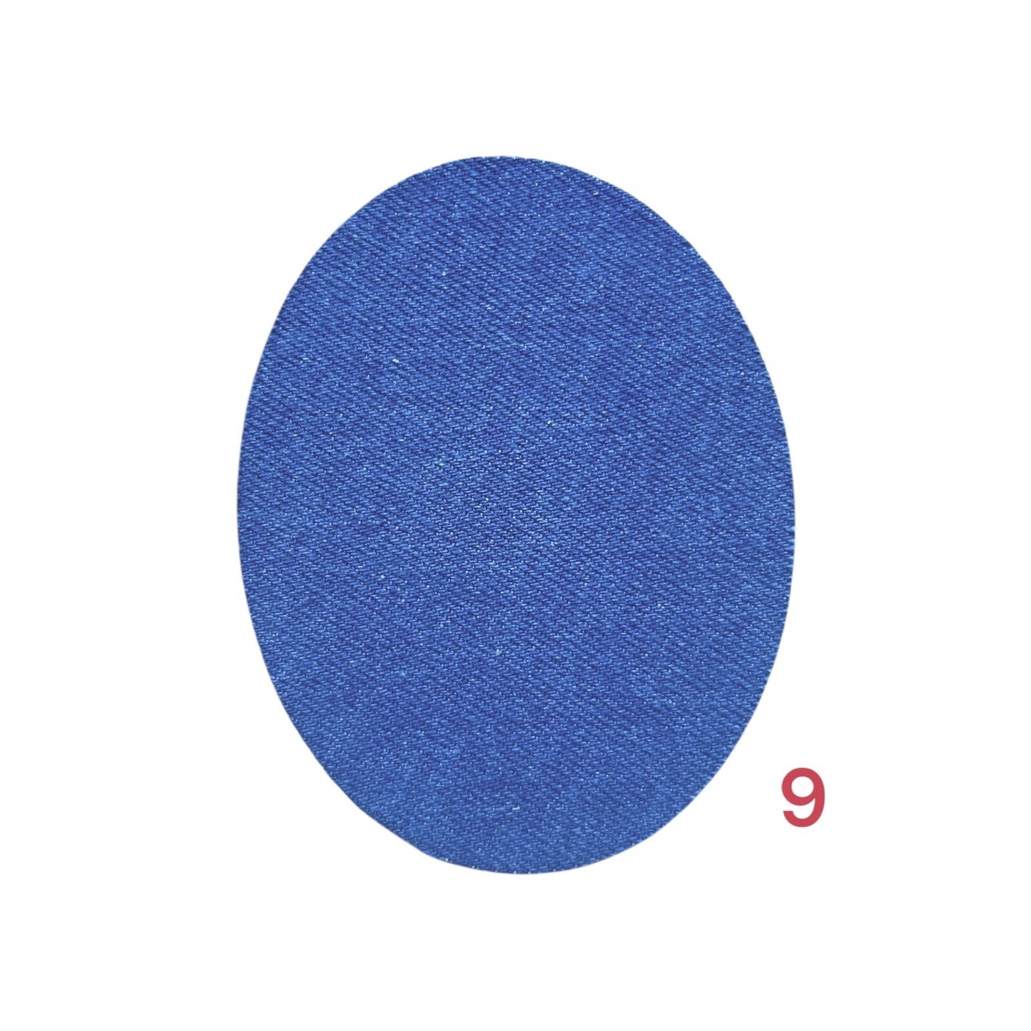 2er 5er 10er Set Jeansflicken zum Aufbügeln/Oval Bügelflicken/Reparaturflicken