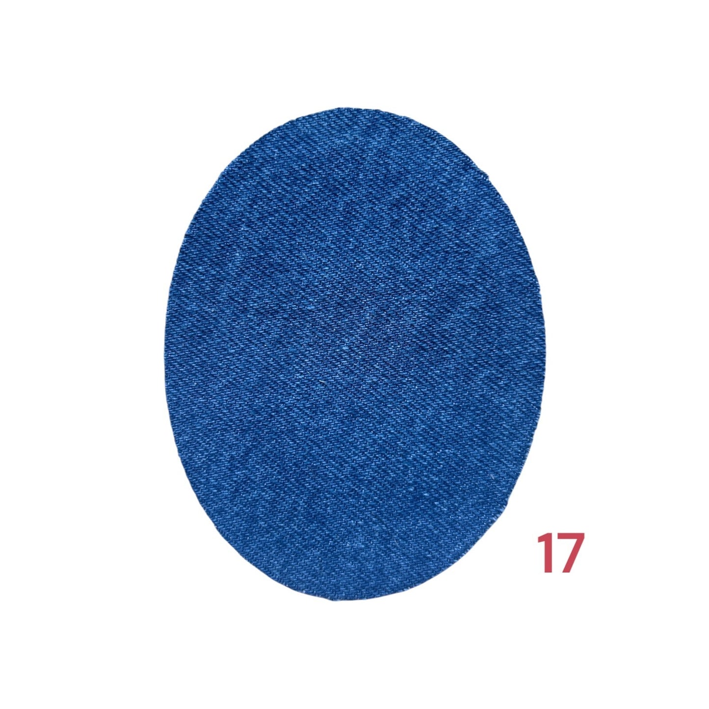2er 5er 10er Set Jeansflicken zum Aufbügeln/Oval Bügelflicken/Reparaturflicken
