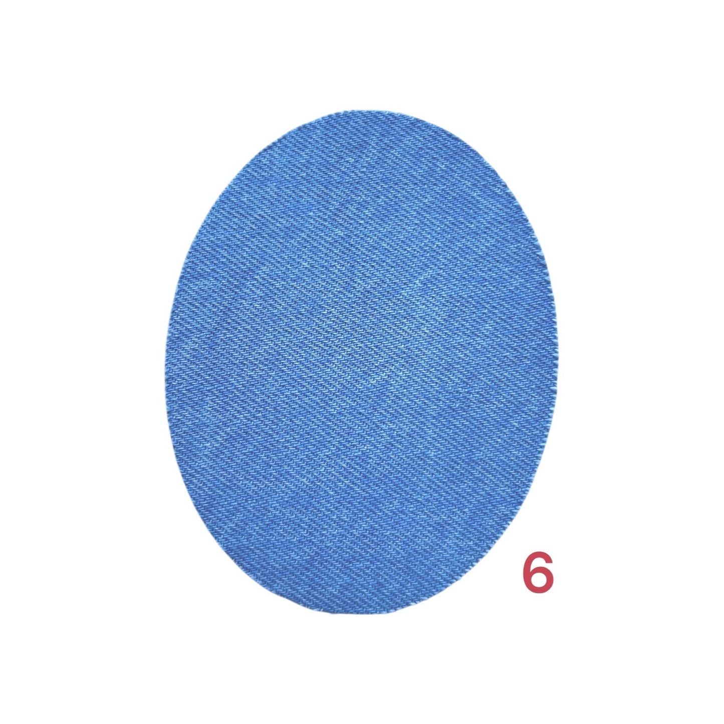 2er 5er 10er Set Jeansflicken zum Aufbügeln/Oval Bügelflicken/Reparaturflicken