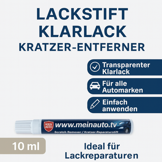 Lackstift Klarlack Kratzerentferner 10ml - Auto Reparaturstift