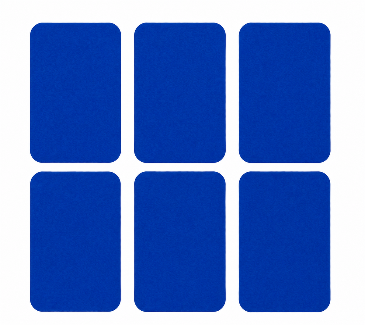 6x Bügelflicken zum Aufbügeln - 20 Farben zur Auswahl - 8 x 10,5 cm