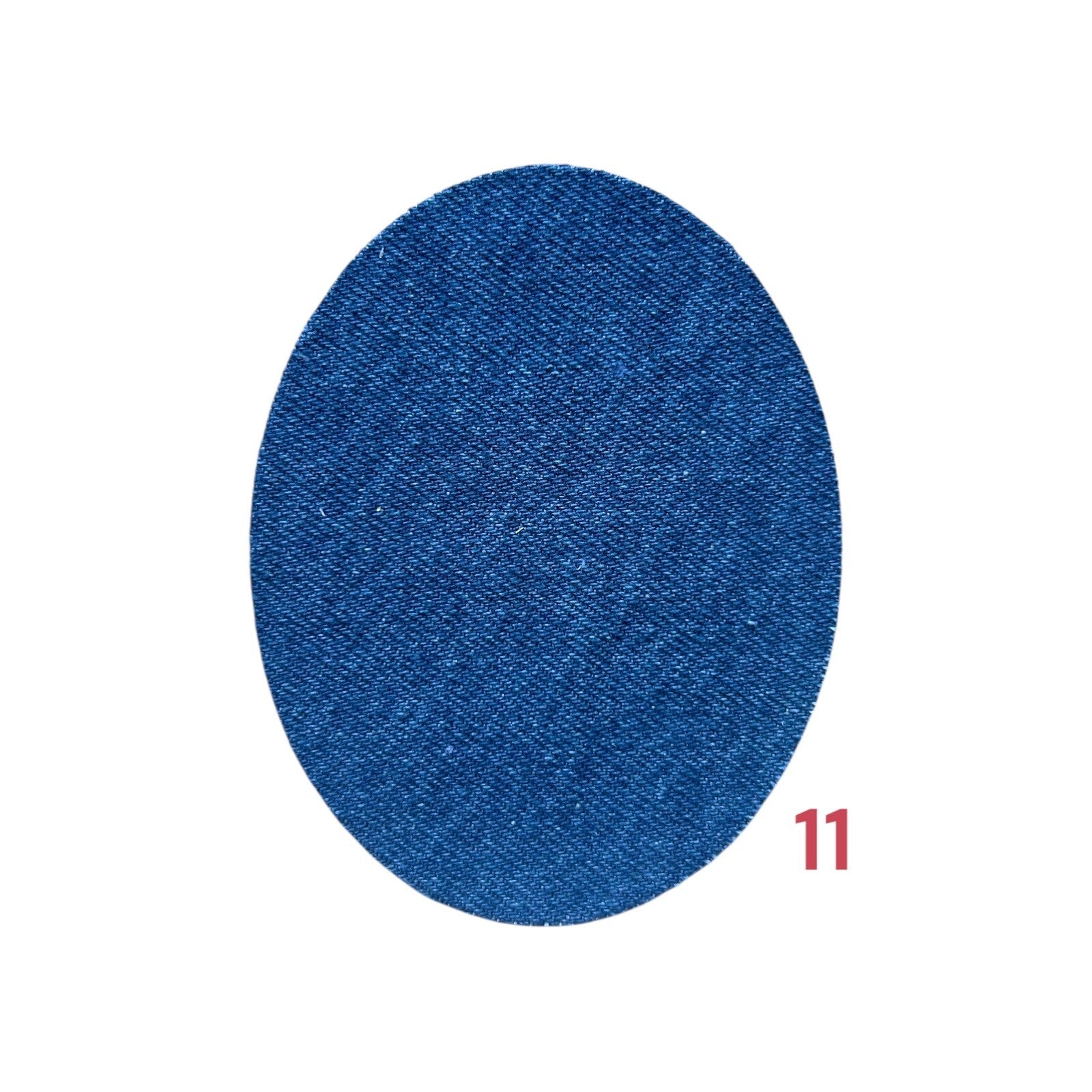 2er 5er 10er Set Jeansflicken  zum Aufbügeln/Oval  Bügelflicken/Reparaturflicken
