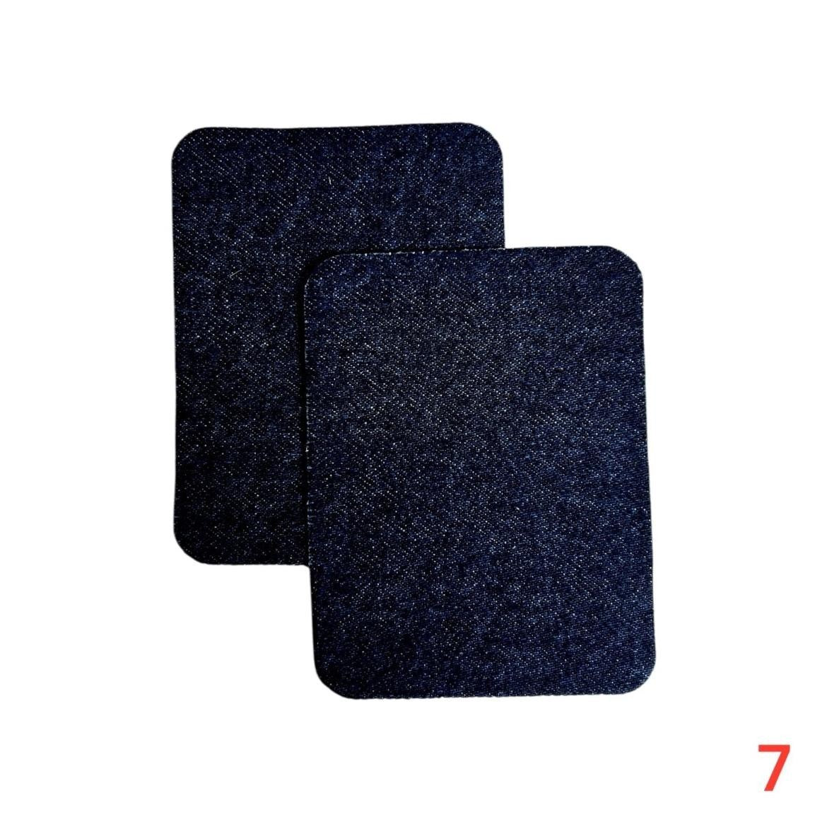 Iron-on jeans patches / Repair kit / 10.5 x 8 cm / Many colors