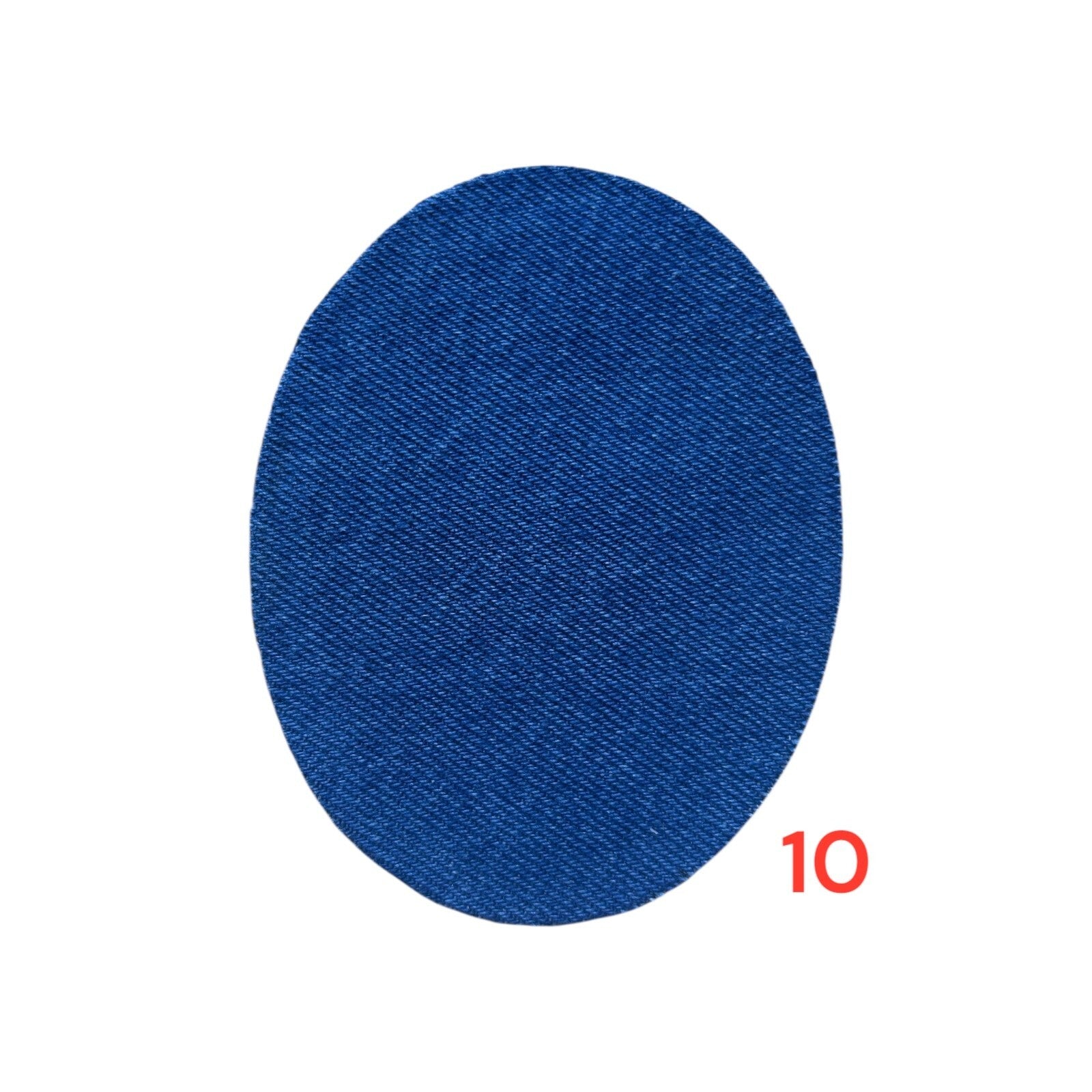 2er 5er 10er Set Jeansflicken  zum Aufbügeln/Oval  Bügelflicken/Reparaturflicken