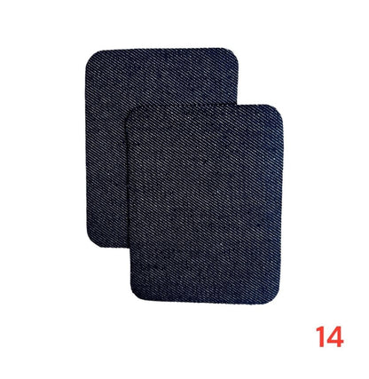 Iron-on jeans patches / Repair kit / 10.5 x 8 cm / Many colors