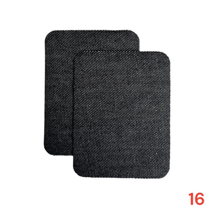 Iron-on jeans patches / Repair kit / 10.5 x 8 cm / Many colors