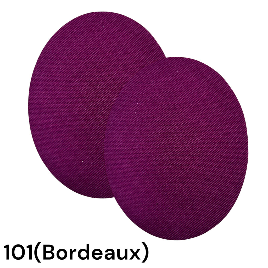 2er 5er 10er Set Bügelflicken /viele Farben/ oval/zum Aufbügeln/Reparaturflicken