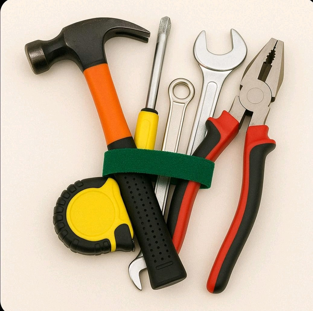 Reusable Velcro cable tie | Set of 25 | 300mm - PiovaHomeFashion 