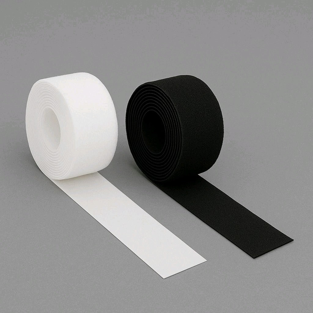 Extra Starkes Selbstklebendes Klettband - 1 Meter - Haken+Flausch Klettverschluss