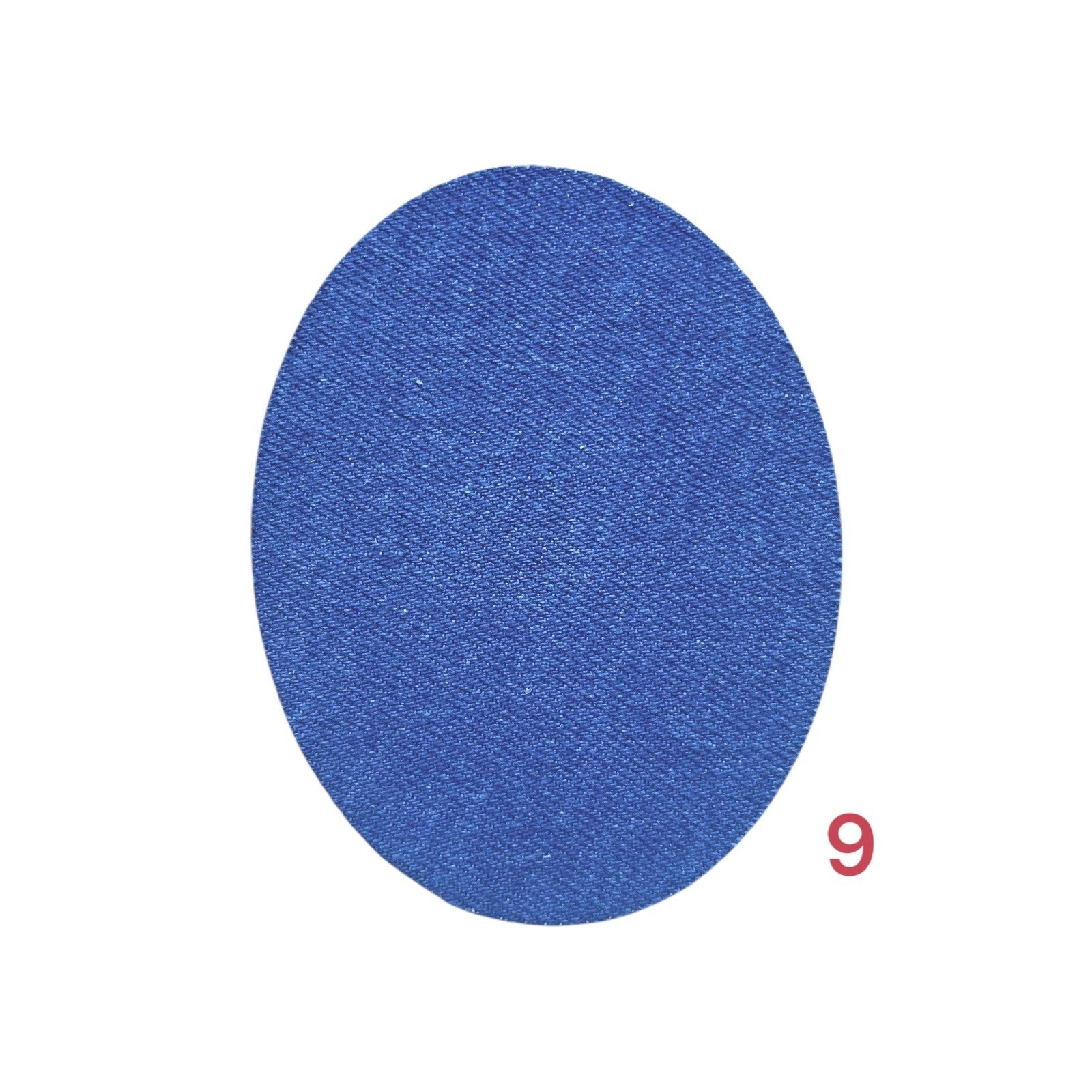 2er 5er 10er Set Jeansflicken  zum Aufbügeln/Oval  Bügelflicken/Reparaturflicken