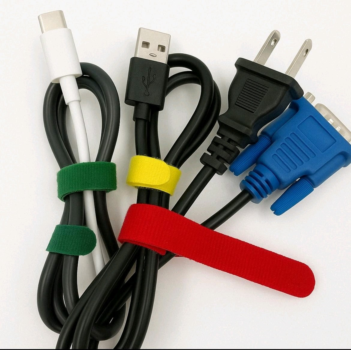 Reusable Velcro cable tie | Set of 25 | 300mm - PiovaHomeFashion 