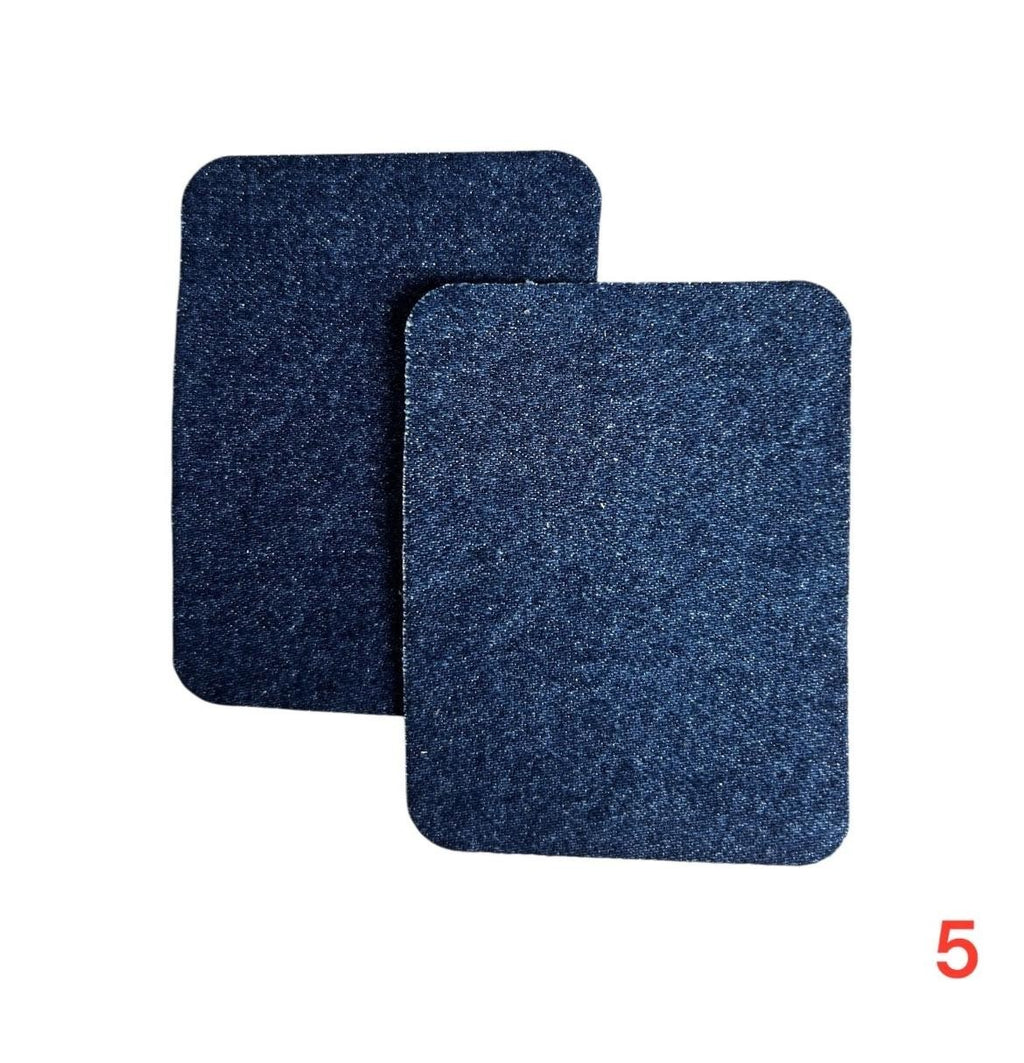 Jeans Bügelflicken zum Aufbügeln / Reparaturset / 10,5 x 8cm / Viele Farben