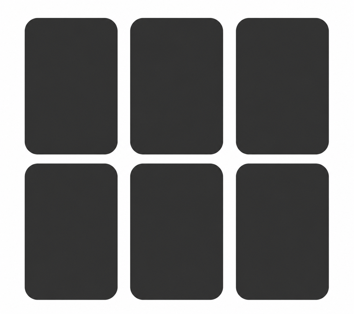 6x Bügelflicken zum Aufbügeln - 20 Farben zur Auswahl - 8 x 10,5 cm