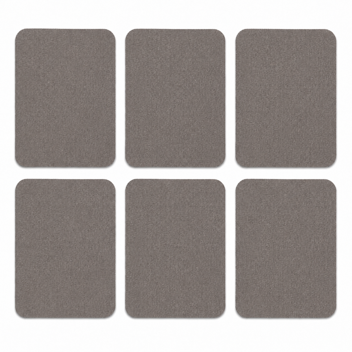 6x Bügelflicken zum Aufbügeln - 20 Farben zur Auswahl - 8 x 10,5 cm