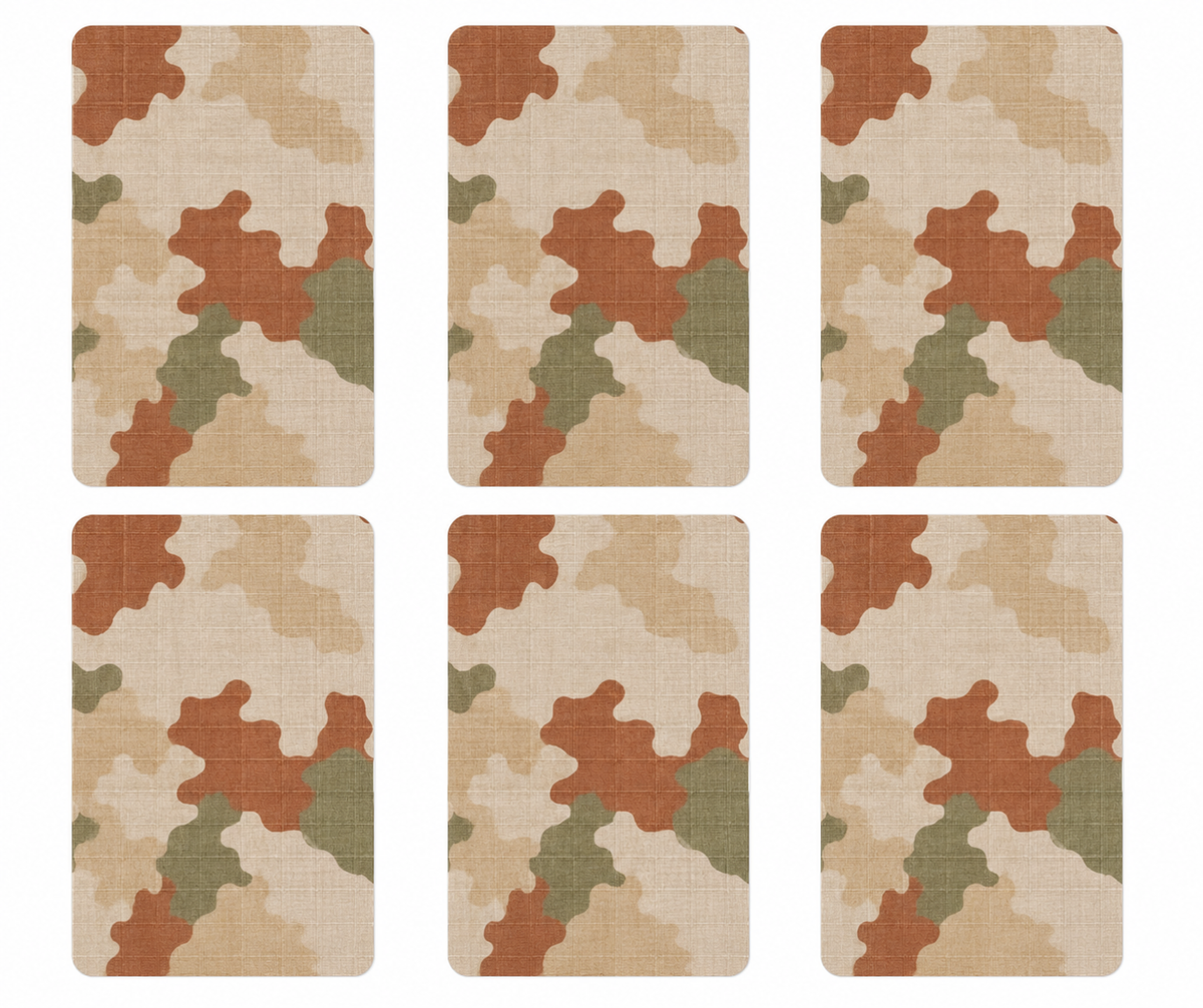 6x Bügelflicken zum Aufbügeln - 20 Farben zur Auswahl - 8 x 10,5 cm