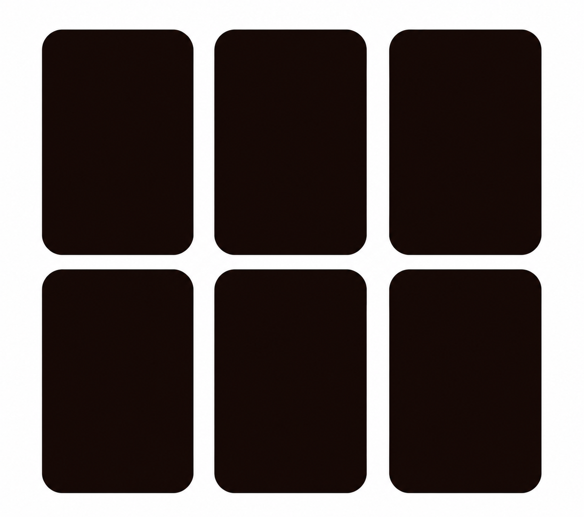 6x Bügelflicken zum Aufbügeln - 20 Farben zur Auswahl - 8 x 10,5 cm