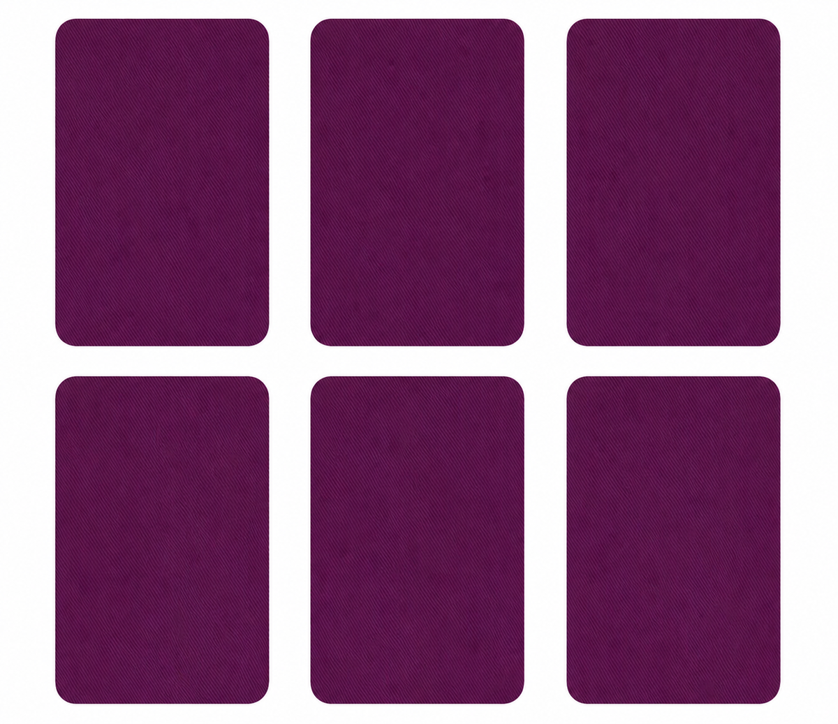 6x Bügelflicken zum Aufbügeln - 20 Farben zur Auswahl - 8 x 10,5 cm