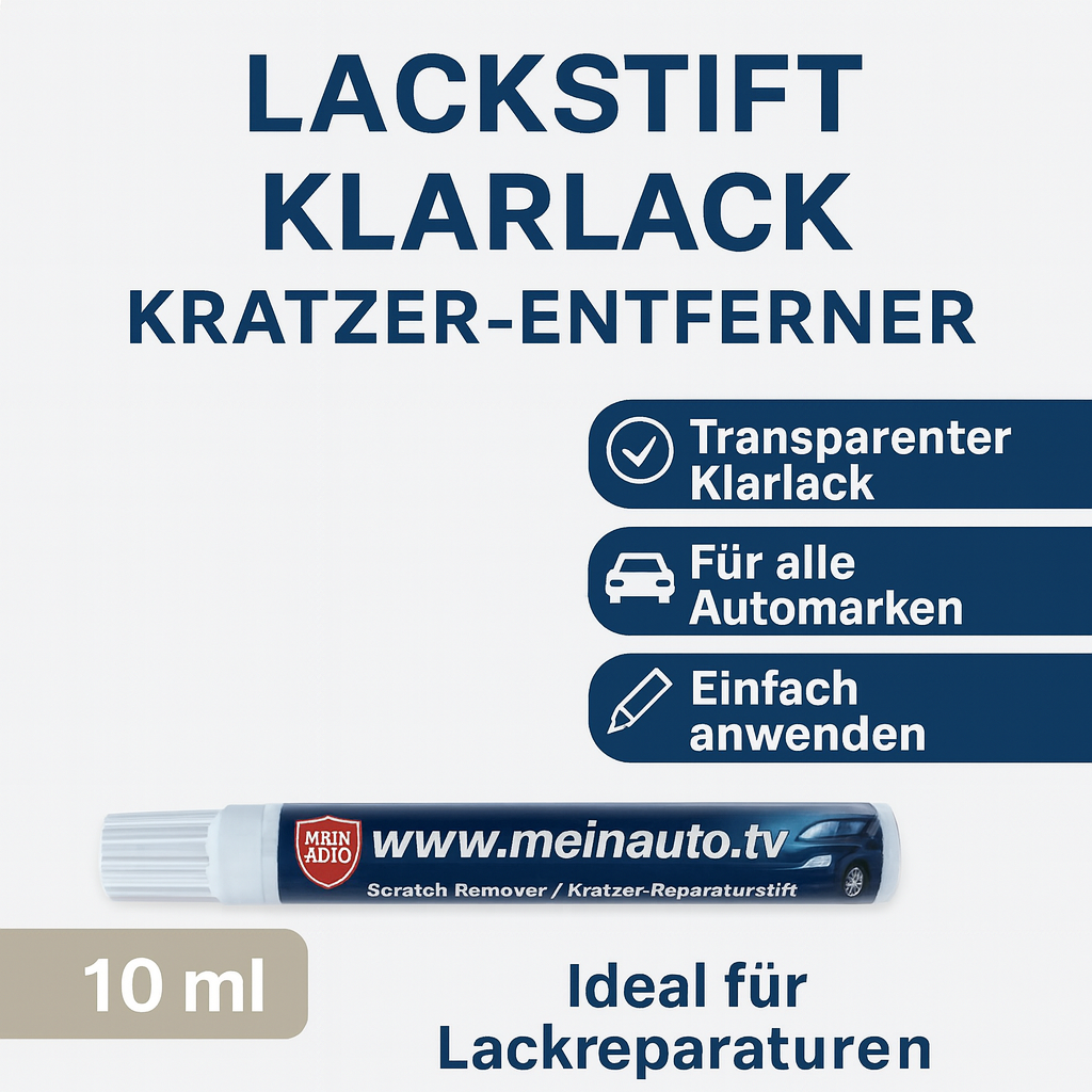 Lackstift Klarlack Kratzerentferner 10ml - Auto Reparaturstift
