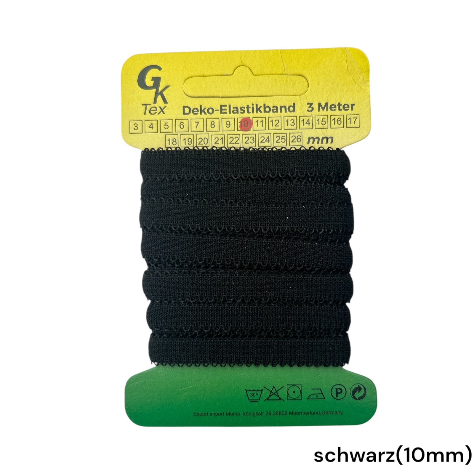 3 Meter BH-Trägerband / Elastisches Gummiband / Dekoband / viele Farben & Breiten / Haarschmuck / Wäsche / Cocktailkleider / Lingerie
