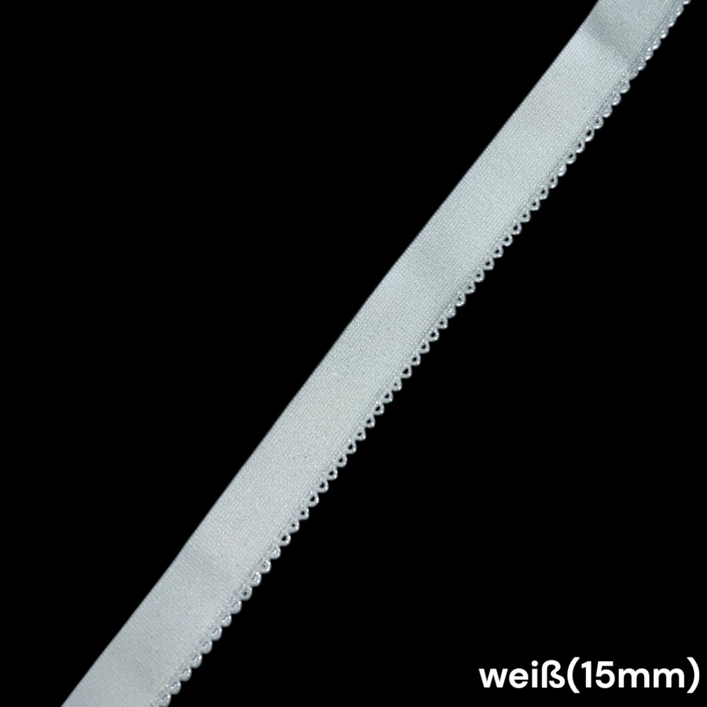 3 Meter BH-Trägerband / Elastisches Gummiband / Dekoband / viele Farben & Breiten / Haarschmuck / Wäsche / Cocktailkleider / Lingerie