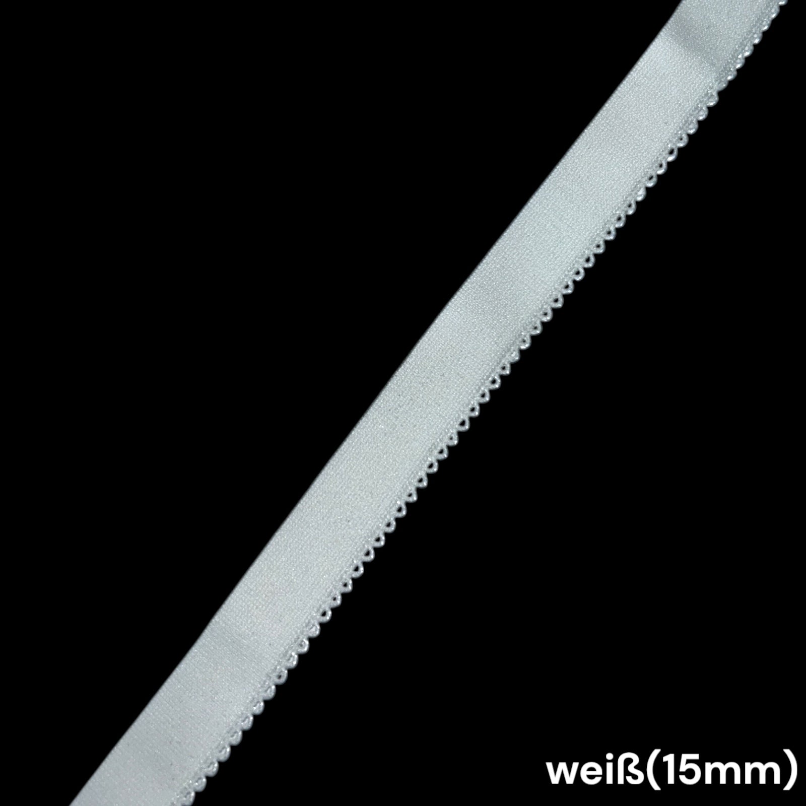 3 Meter BH-Trägerband / Elastisches Gummiband / Dekoband / viele Farben & Breiten / Haarschmuck / Wäsche / Cocktailkleider / Lingerie