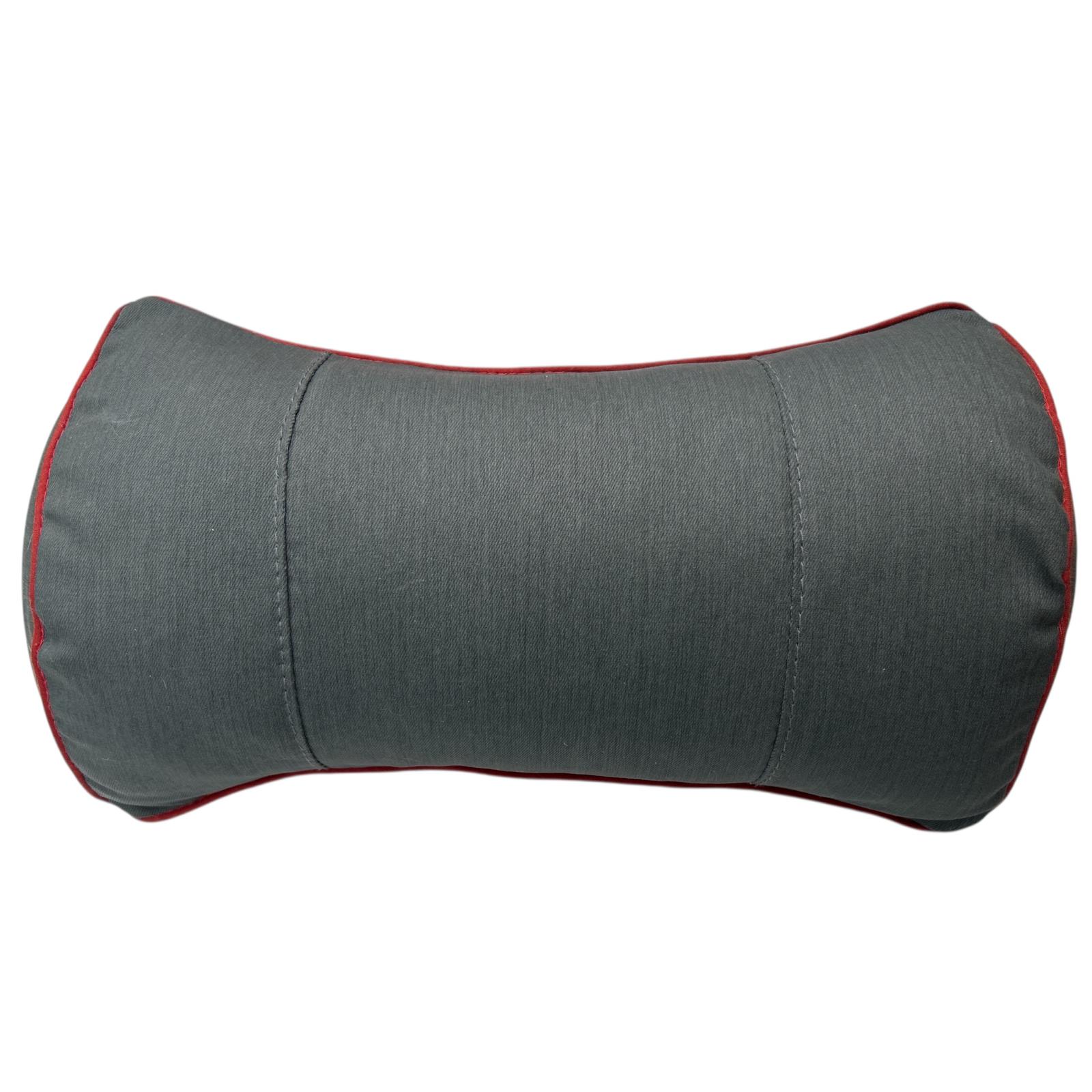 2x Ergonomisches Nackenkissen Auto & Büro – waschbar, mit Gummiband, 33x19 cm