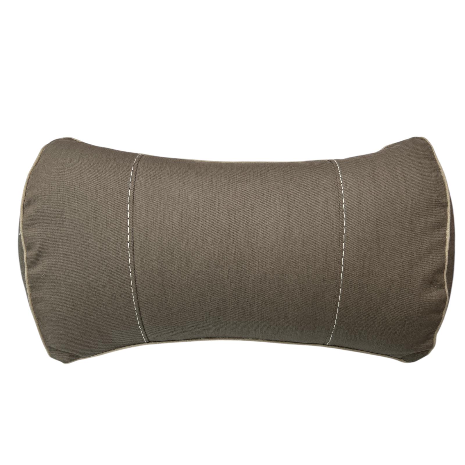 2x Ergonomisches Nackenkissen Auto & Büro – waschbar, mit Gummiband, 33x19 cm